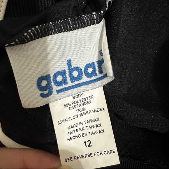 GABAR Women's Bland and White Chlorine Resistant Tankini - Picture 6 of 6